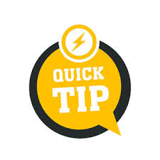 icon of Yellow circle for Quick Tips